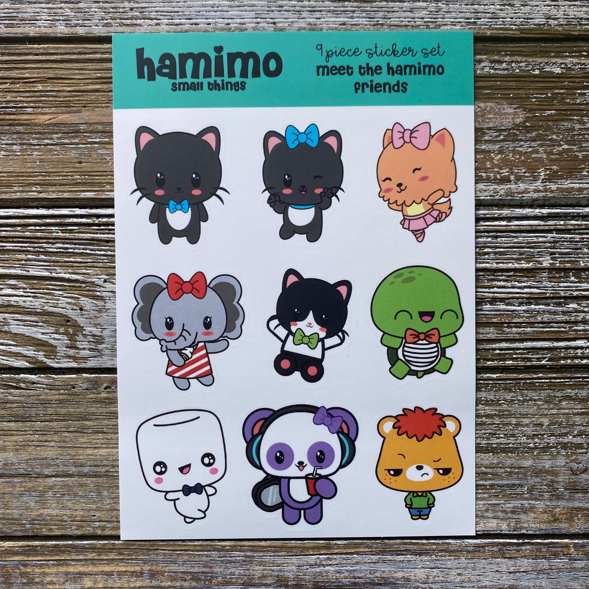 Hamimo Friends Reusable Sticker Book – Hamimo Small Things