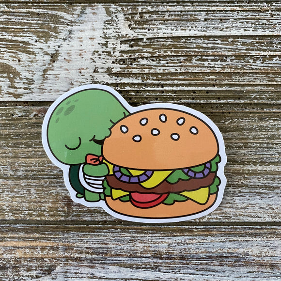 Big Burger Theodore Honu Vinyl Sticker