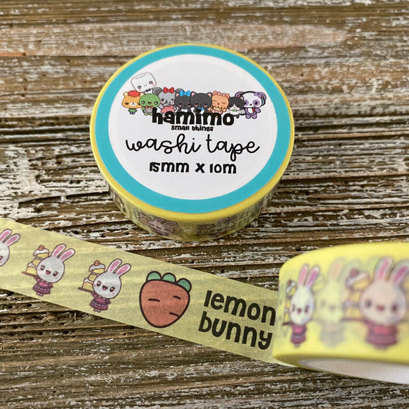 Lemon Bunny Washi Tape
