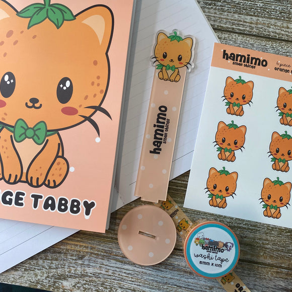 Orange Tabby Oliver Stationery Collection