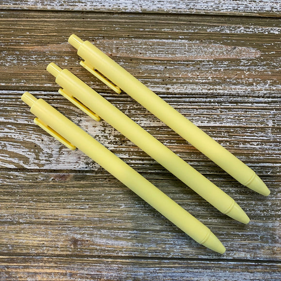 Yellow Gel Pen