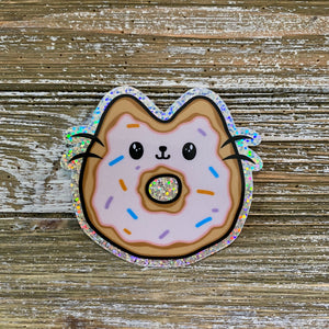 Donut Oliver Glitter Sticker
