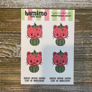 Watermelon Oliver Sticker Sheet