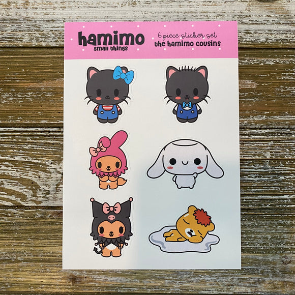 The Hamimo Cousins Sticker Sheet