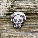 Hamimo Space Friends Madi Panda Glow In The Dark Enamel Pin