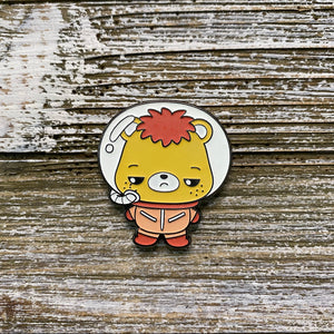 Hamimo Space Friends Chucks McGee Glow In The Dark Enamel Pin