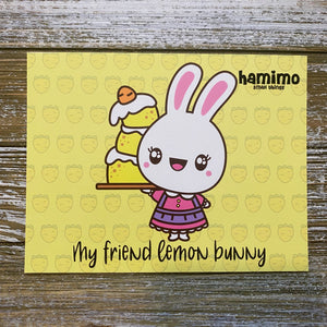 My Friend Lemon Bunny Postcard
