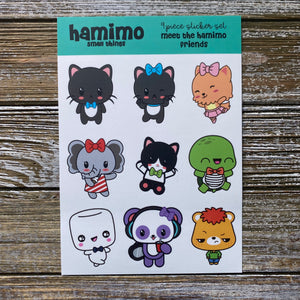 Hamimo Friends Sticker Sheet