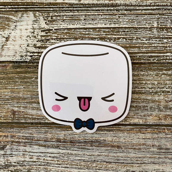 Hamimo Silly Face Friends Seymour Puff Vinyl Sticker