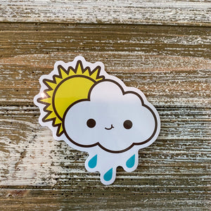 Rainy Day Vinyl Sticker