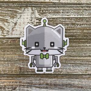 Hamimo Robot Friends Max Minou Vinyl Sticker