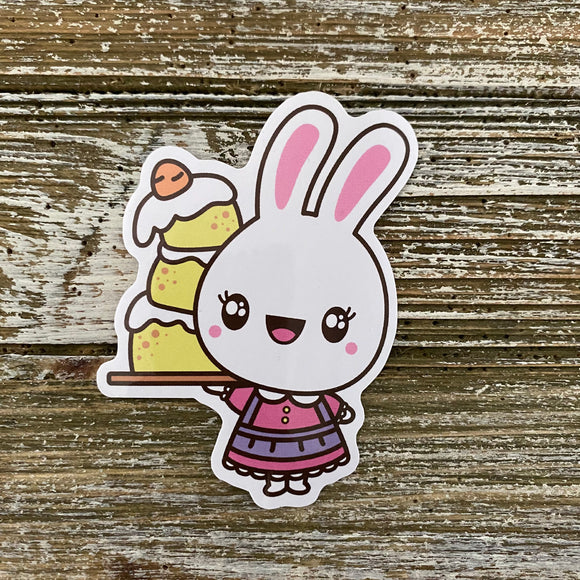 Lemon Bunny Vinyl Sticker