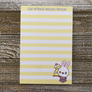 Lemon Bunny Notepad