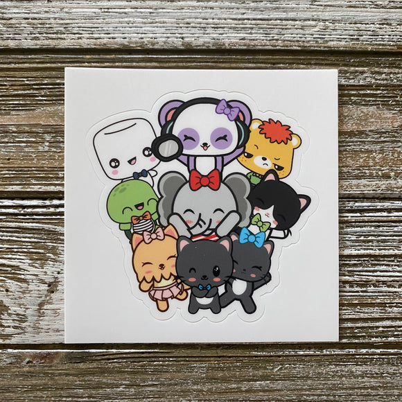 Hamimo Friends All Together Now Vinyl Sticker