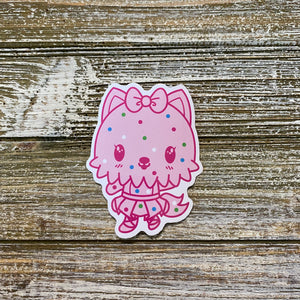 Animal Cookie Pink Bailey Hamimo Vinyl Sticker