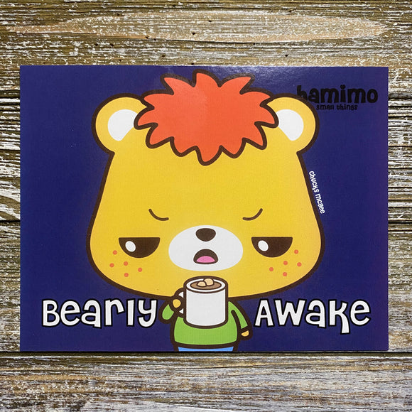 Bearly Awake Chucks McGee Postcard