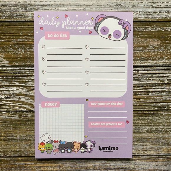 Madi Panda Daily Planner Notepad