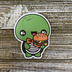 Burger Theodore Honu Vinyl Sticker